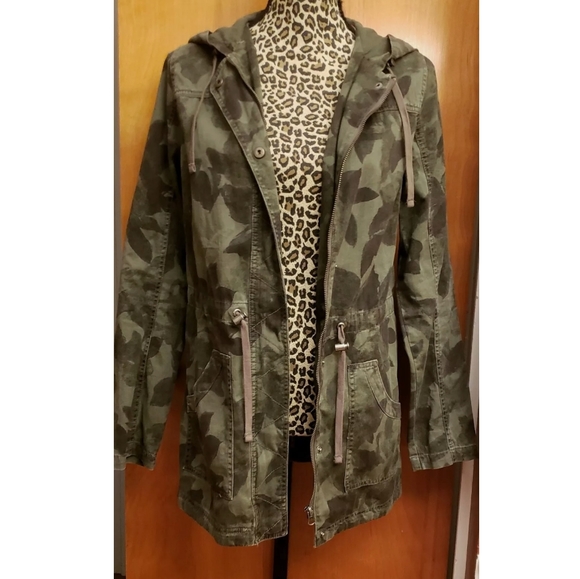 Mossimo Camo Hooded Anorak Jacket M - Picture 4 of 8